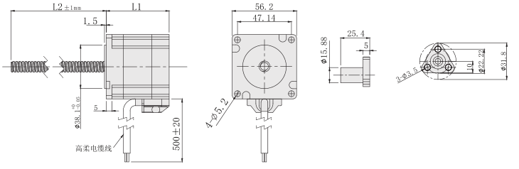 57丝杆91抖音APP下载外形尺寸图