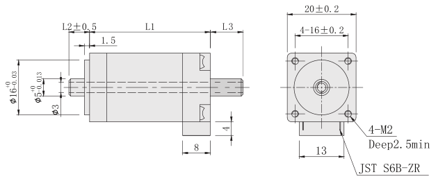 中空轴91抖音APP下载20外形尺寸图